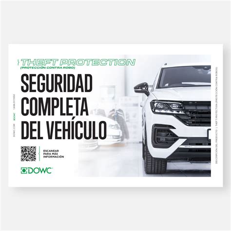 DOWC Theft Protection Product Card (Spanish)