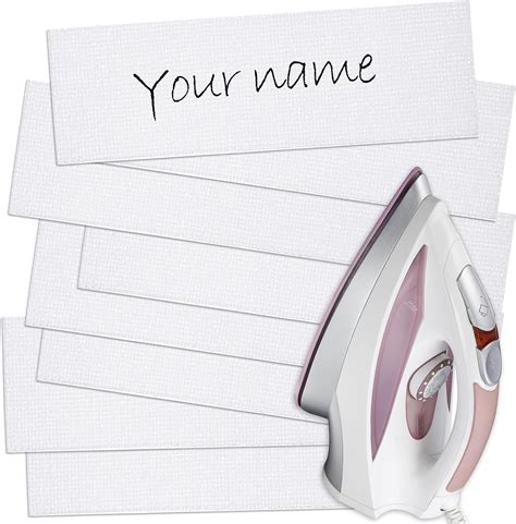 Outus 60 Pieces Iron on Fabric Name Labels for India | Ubuy