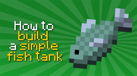 Image result for Minecraft Fish Tank Tutorial