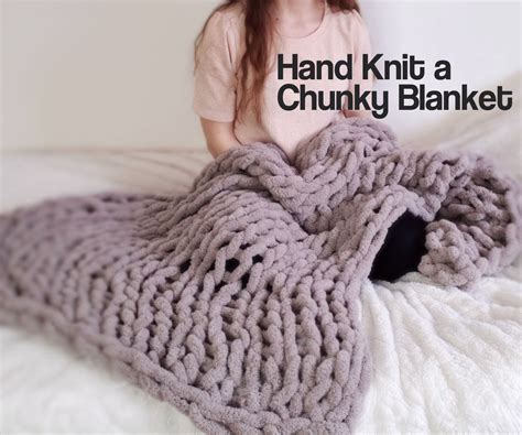 Learn Knit Blanket Throw