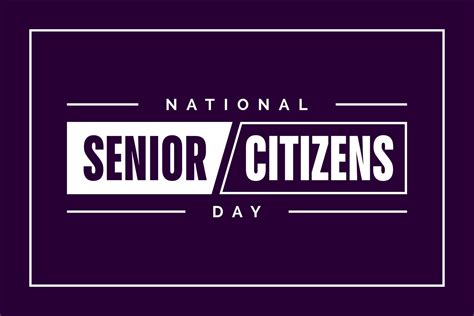 national senior citizens day ... 26543079 Vector Art at Vecteezy