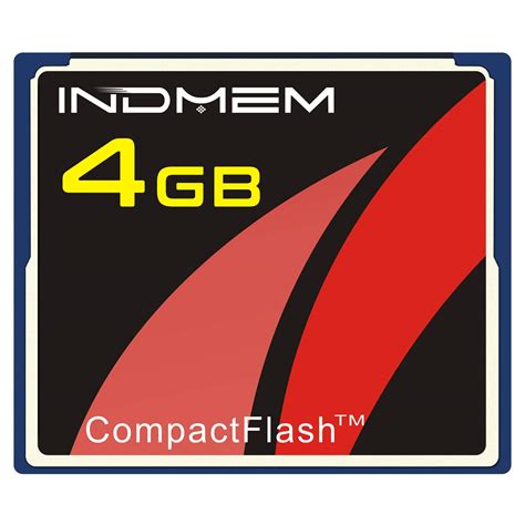 INDMEM 4GB CF Card 4G Compact Flash Memory Card SLC NAND 4 GB ...