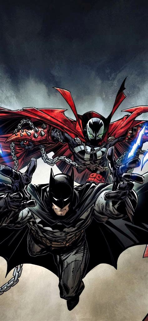 Batman and Spawn wallpaper (by Todd McFarlane) [1474x3192] : r/ComicWalls