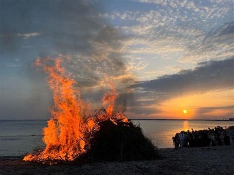 Valborgsfirande på Råå 2025, Råå, Skåne Län, Sweden, Helsingborg, 30 ...