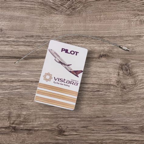 Vistara pilot bag tag/ customise bag tags – Global MitRa