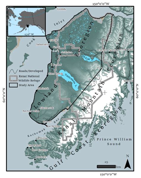 Map Of Kenai Peninsula
