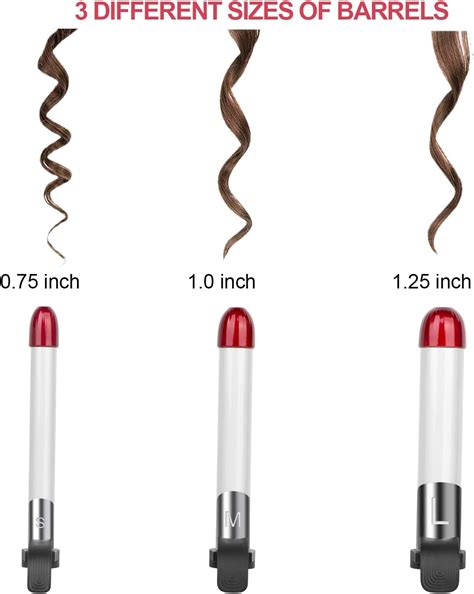 Buy IAMFINE 1.25 Inch Automatic Curling Iron, (3/4, 1, 1.25)Rotating ...