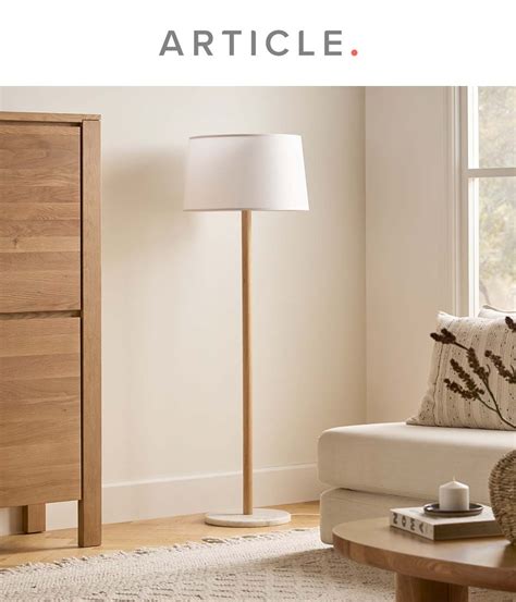 Arvo Floor Lamp - White | Standing lamp living room, Floor lamps living ...