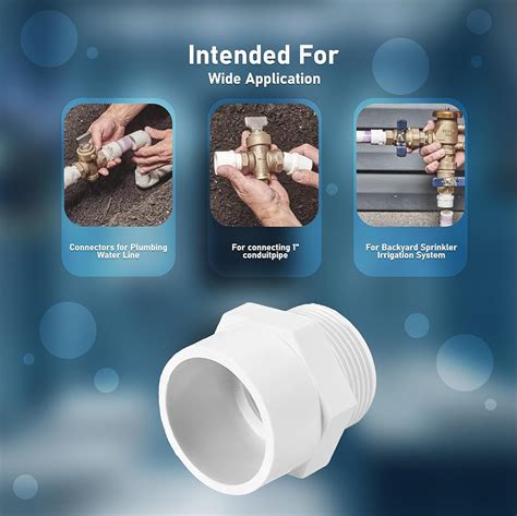 Lakesstory 1 Inch PVC Male Adapter Pipe Fitting - SCH 40 PVC India | Ubuy