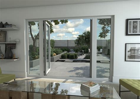 3000mm Part Q Compliant White Aluminium French Doors (1800mm Doors + 2 x 600mm Sidelights) at ...