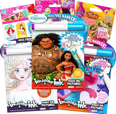 Disney Imagine Ink Girls Coloring Book Set - | Ubuy India