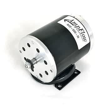 AmpFlow G43-500-M Brushed Electric Motor, 150W, 12V, 24V or 36 Volts DC ...