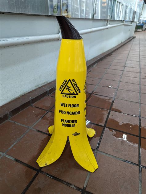 Popular Banana Peel Wet Floor Sign You’ll Love