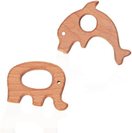 Buy Adore Woo hoo Baby Wooden Teethers for Babies | Natural Wood Animal ...
