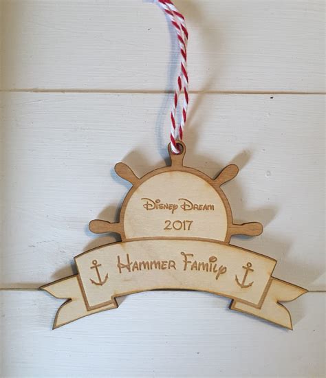 Wooden Ornaments Cruise Ship Disney Cruise Gifts Christmas - Etsy