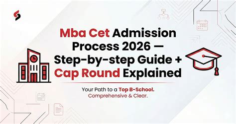MBA CET Admission Process 2026 – Step-by-step Guide + Cap Round Explained