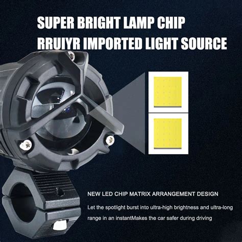 Mercedes Y Lens Foglight Ultra Wide Dual Intensity LED Driving Fog Lig ...