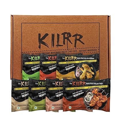 KILRR Chicken Marination Masala Variety Pack of 7 (Marinates 250g ...
