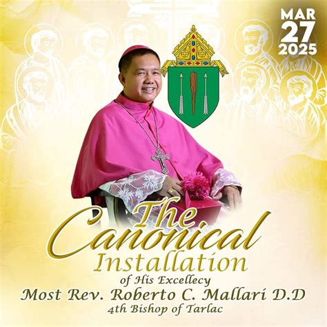 Canonical Installation of Most Rev. Roberto C. Mallari, D.D., San ...