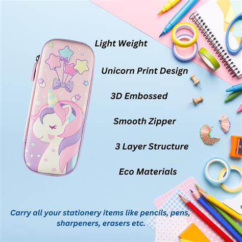 3D Unicorn Pencil Case | NEKQ0801– KidsROAR