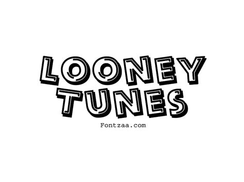 Looney Tunes Font - Fontzaa - Exclusive Fonts Library