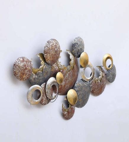 Round Abstract Metal Wall Décor – Decors Mantra