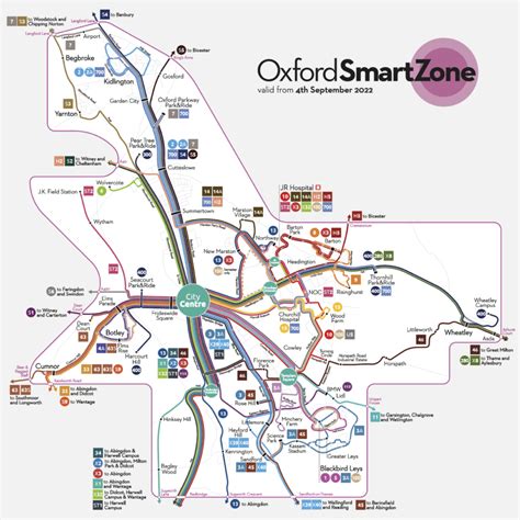 Country Zone Map Oxford Bus