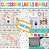 Dual Language Bilingual Labels Spanish/English | Fit Sterilite 3 Drawer