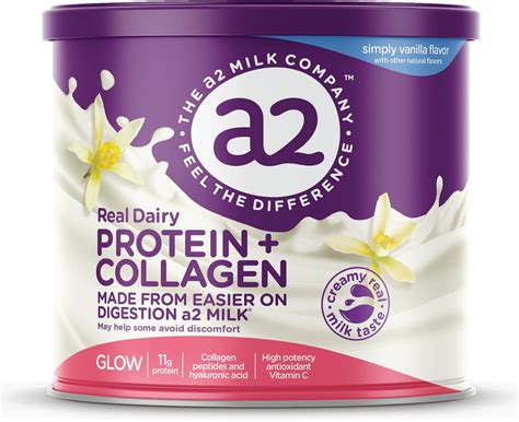 Amazon.com: a2 Milk Protein + Collagen Nutritional Powder | Collagen ...