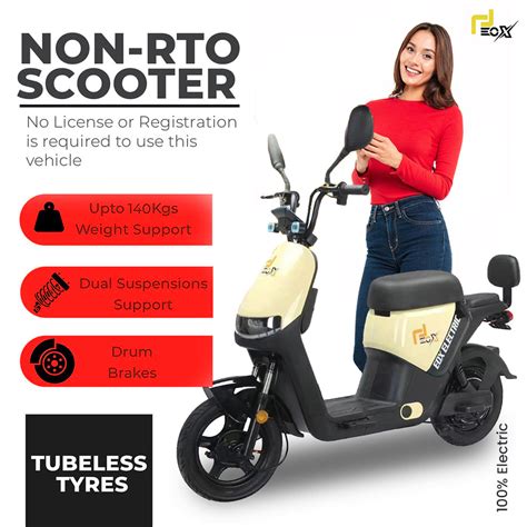 EOX OLO Electric Commuter Scooter – 45 km Range, 25 km/h, Portable Lit ...