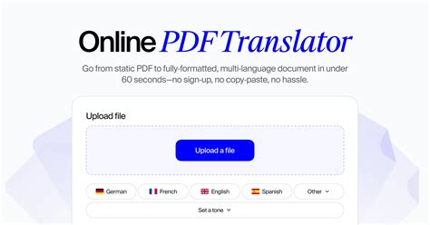 Free Spanish Document Translator - No Registration Required