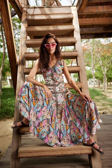 Mystic Cut-Out Maxi Dress – Bhanuni by jyoti