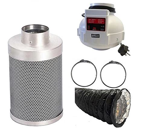 Rhino Single Speed Fan And Carbon Filter Lp Kit 150mm | Desertcart INDIA