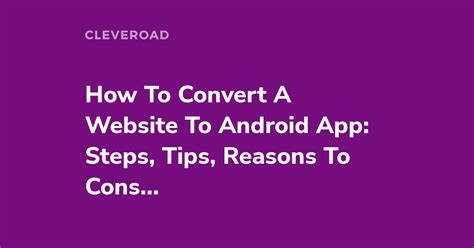 Image result for Convert Website to Android App