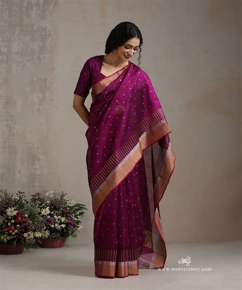 Ethereal Elegance: Lightweight and Luminous Chanderi Sarees – WeaverStory