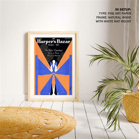 Buy Harper Bazaar 1927 Fashion Poster & Prints Online India at Best ...
