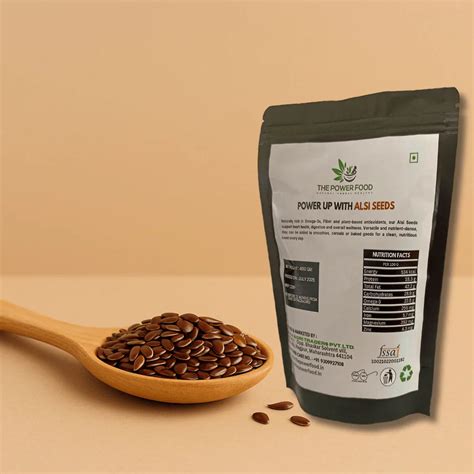 Alsi Seeds | Omega-3 Rich Flaxseeds for Heart Health – THE POWER FOOD