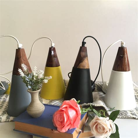 Modern Conical Nordic Pendant Light For Cafe & Bars With LED Bulb 1PC ...