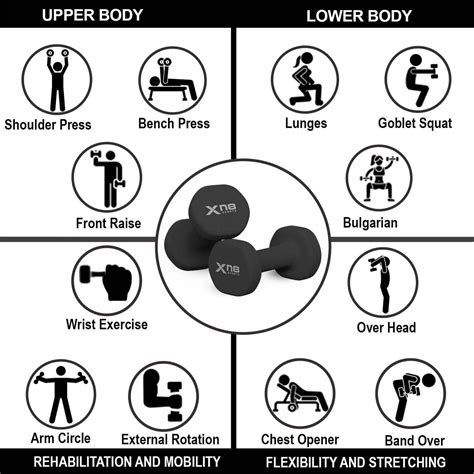 Xn8 Sports Neoprene Dumbbells Set | Dumbbells Set | Xn8 Sports