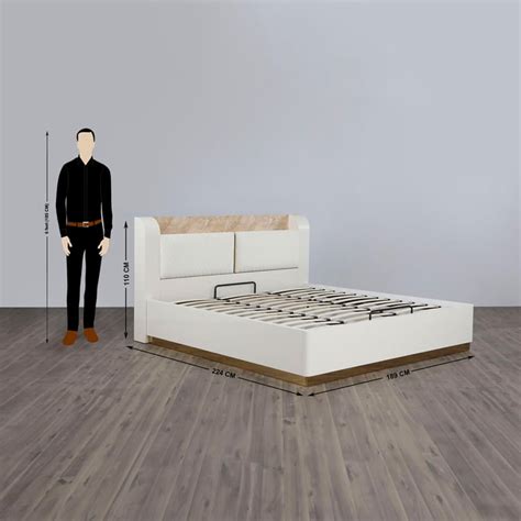 Buy Paris Riviera King-Size Bed with Hydraulic Storage - 2.24 x 1.89 m ...