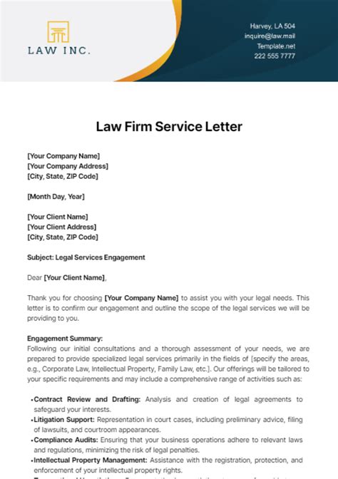 Law Firm Email Marketing Template - prntbl.concejomunicipaldechinu.gov.co