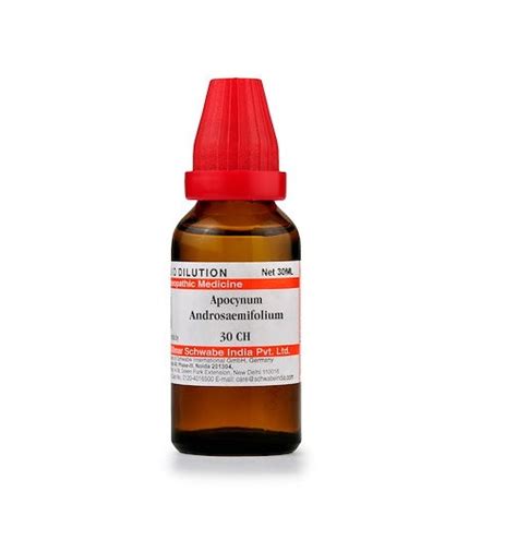Apocynum Androsaemifolium Homeopathy Dilution 6C, 30C, 200C, 1M – Homeomart