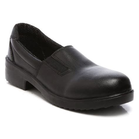 Buy Agarson LDS 05 Steel Toe Leather Upper Safety Shoe Black Online at ...