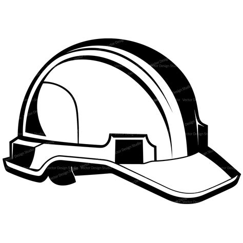Construction Hard Hat Svg & PNG Files, Helmet Clipart Silhouette Vector ...