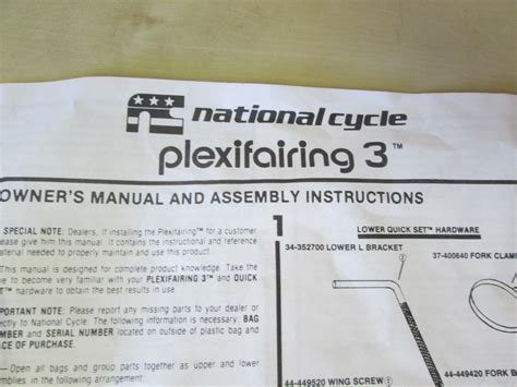 Buy Nat. Cycle Windshield Mount Kit Mm - To Mount Plexifairing 3 4 ...