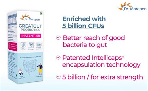 DR. MOREPEN Greatgut Probiotics Instant-5B | Natural, self stable ...