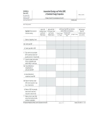 IRS Form 5471 Schedule J - Blank Fillable Template | Fill Out, Print ...