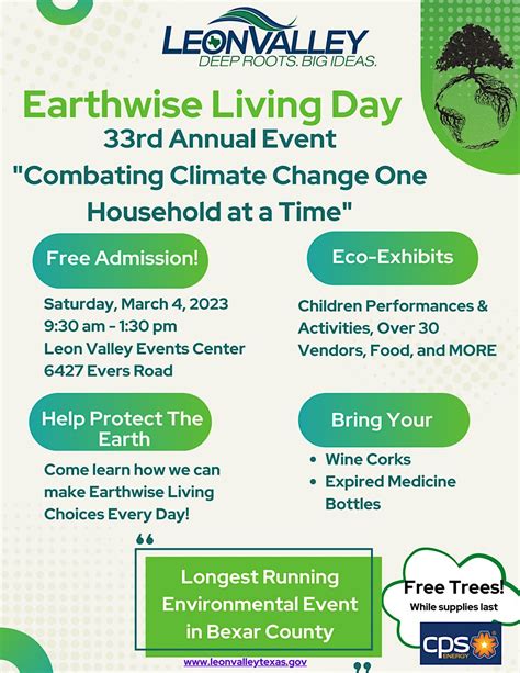 Earthwise Living Day - 33rd annual - City of Leon Valley, Texas at Leon ...