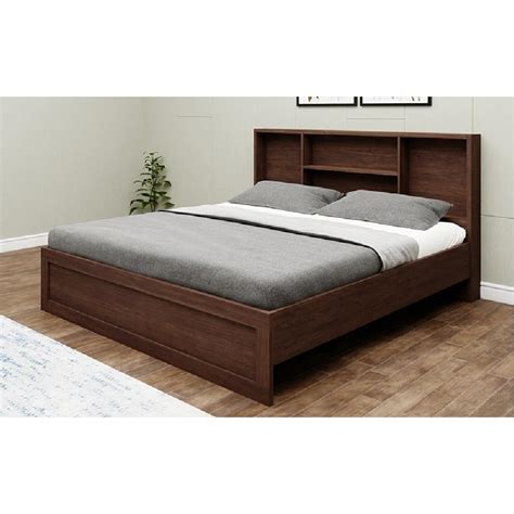 Royaloak Zest Queen Size Bed | Engineered Wood & Melamine Finish ...