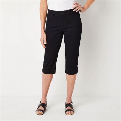St. John's Bay Secretly Slender Mid Rise Capris - JCPenney | Pants for ...